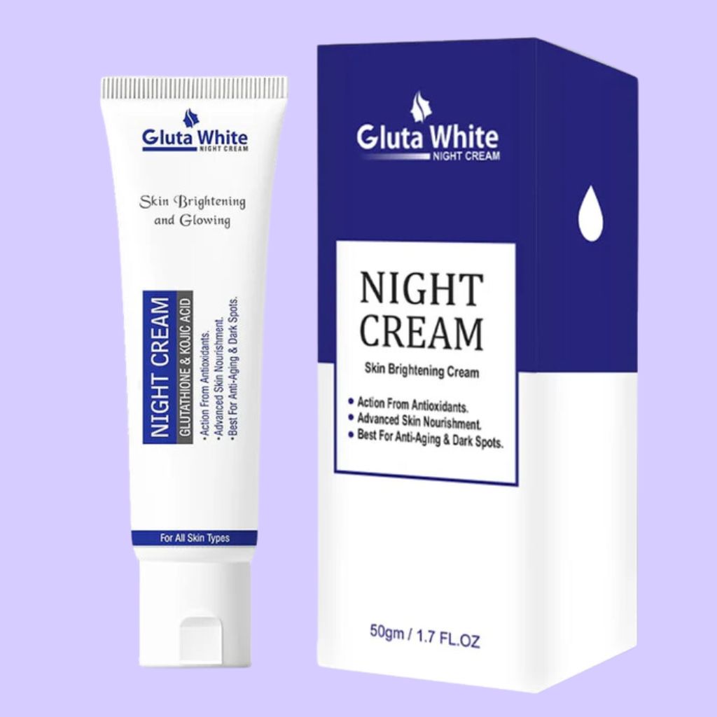 Gluta White Night Cream Tube Pack