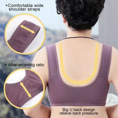 Sagging Front Open Cooling Cotton Bra Pack Of 2 and 3