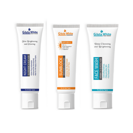 Gluta White Face Glow Kit