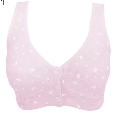 Buy 1 Get 1 FREE: Jersey Cotton Wireless Front-Button Bra!